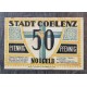 ALEMANIA 1921 BILLETE SIN CIRCULAR COBLENZ